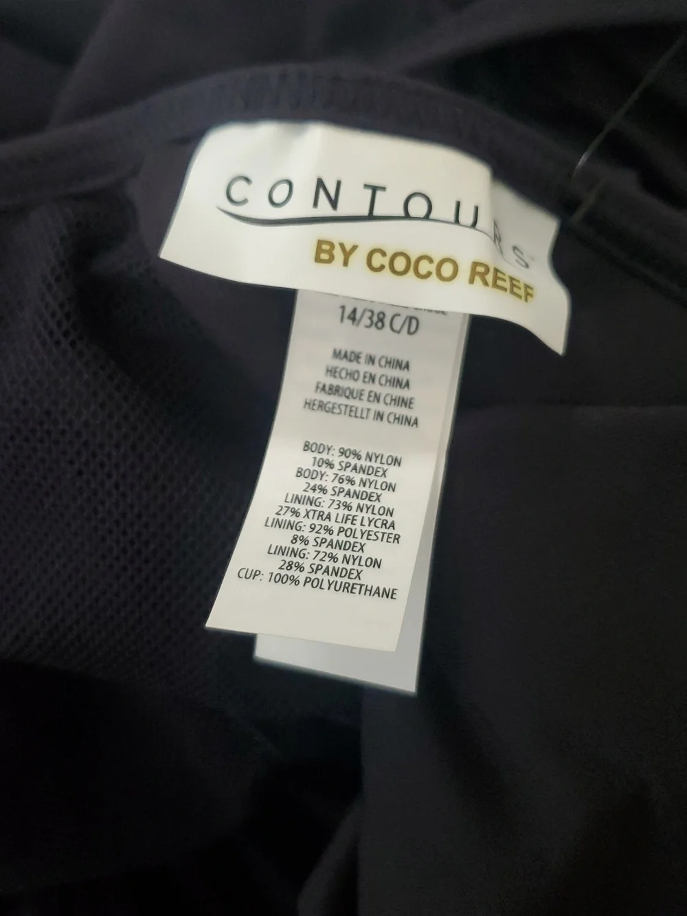 Coco Reef Swimsuit Size 14/38 C/D - Picture 8 of 12